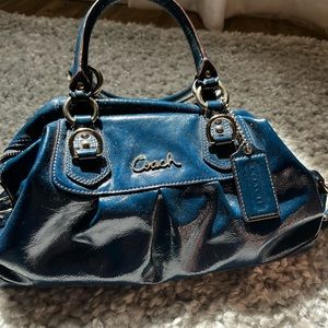Blue Coach Purse